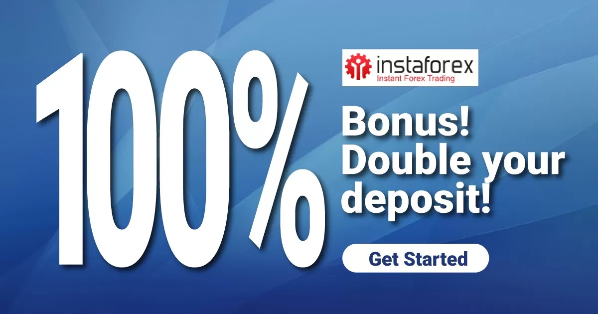 100% Special InstaForex Double Deposit Bonus